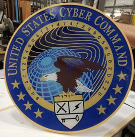 US Cyber Command Wall Seal